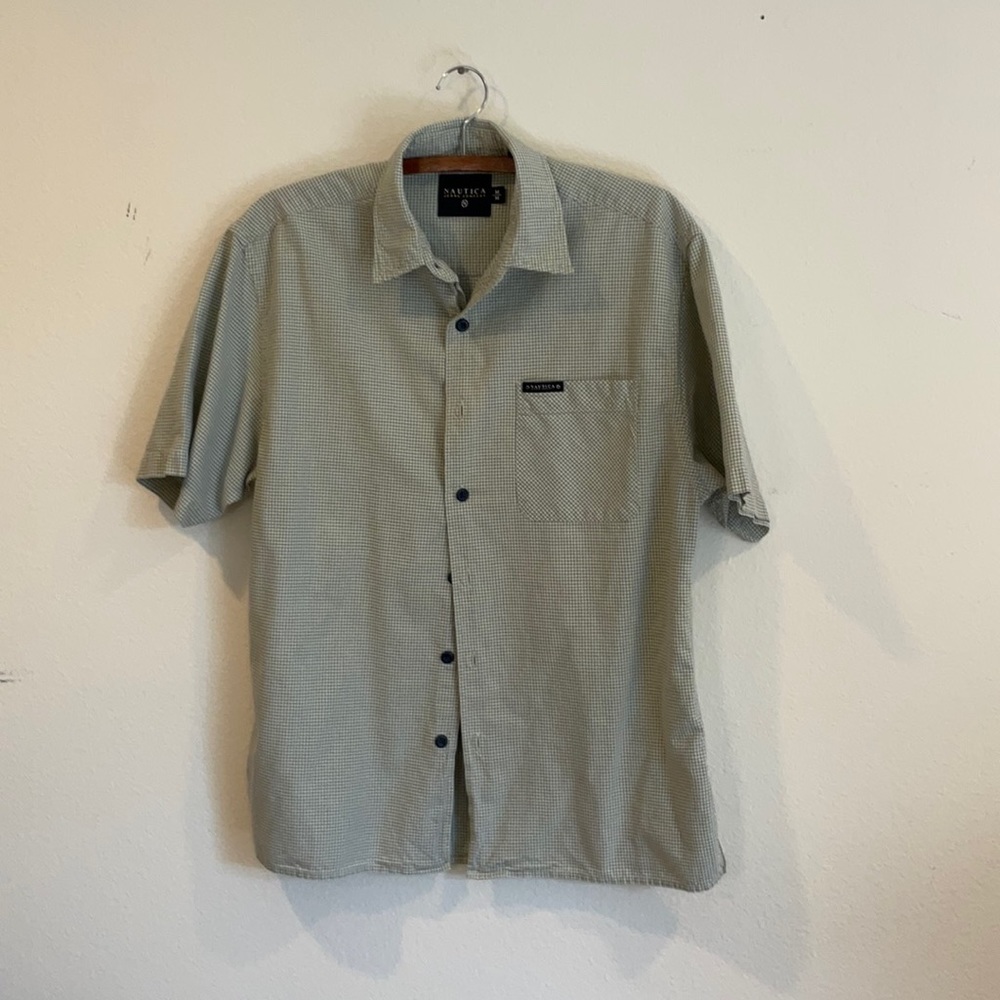 Nautical young men’s button down shirt